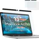 Magnetic Anti Blue Light Screen Protector for MacBook Air/Pro 13 Inch (2016-2022, M1, M2 ), Removable MAC 13.3" Blue Light Filter, Bubble-Free Install, Eye Protection Glare Laptop Screen Protector