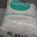 MILDLY Super Soft Duvet Cover - 100% Washed Microfiber October white Comforter Cover Set 3 Pieces with Zipper Closure & Corner Ties (No Comforter) OEKO-TEX STANDARD 100, 90"x90"
