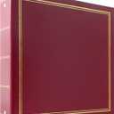 MCS Library Collection 400-Pocket 4x6 Photo Album, 80 Pages, Burgundy