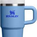 STANLEY Quencher H2.0 Tumbler with Handle and Straw 20 oz | Flowstate 3-Position Lid | Cup Holder Compatible for Travel | Insulated Stainless Steel Cup | BPA-Free | Blue Sky