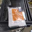 Cambridge Sofia 53-in. Freestanding Fireplace Mantel in Black with Black Marble Inlay and Log Display, Electric Heater Insert with Color Changing Flames for Living Room, Bedroom