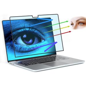 FILMEXT Macbook Pro 14 inch Screen Protector 2024-2021 M4 M3 M2 M1 A3185 A3112 A3401 A2918 A2992 A2779 A2442,Bubble Free Blue Light Screen Filter for Macbook Pro 14.2" -Eye Protection/Anti-Glare-Matte