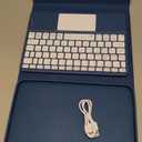 Harvopu Compatible for iPad 11th 10th Generation Case with Keyboard, Folio Cover with Pencil Holder, MultiTouch Trackpad, 7 Color Backlit, Detachable Keyboard for iPad (A16) 11th/10th Gen (Navy Blue)