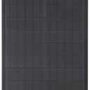 Lensunsolar 55W 12V ETFE Black Flexible Solar Panel, PERC Mono Solar Cells, Ultrathin Ultra Lightweight for Campers, RVs, Boats,Camping, Tent