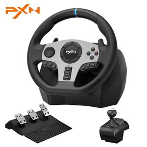 PXN Gaming Racing Wheel V9 Steering Wheel 270/900 Car Simulation with Pedal and Shifter, Paddle Shifters Driving Wheel for PC, PS4, Xbox One, Xbox Series X|S, Switch