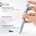 WRITECH Retractable Gel Pens Quick Dry Ink Pens 0.5mm Bullet Multicolor For Journaling, Drawing, Doodling, and Notetaking (Multicolor)