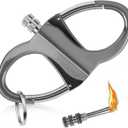 Keychain Lighter, Permanent Match, Permanent Match Keychains, Reusable Fire Starter Key Ring, Hidden Forever Lighter Keychain, For Outdoor Survival Gift for Men, Mini Waterproof Lighters