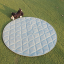 Dog Mat Round  Carpet Mat Folding Padded Play Mat  2 Pack