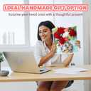 2 Sets DIY Vase Mosaic Painting Kit Mosaics Arts Craft Set with Vase Flower Accessories Handmade Art Painting Kit for Adults Handcraft Course Creativity Artwork Gift Home Room Decor