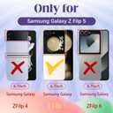 for Samsung Galaxy Z Flip 5 Case - Women Girls Cute Phone Cover Girly Aesthetic Kawaii Unique Design Cartoon Cat Bookshelf Heavy Duty Shockproof Protective for Samsung Z Flip 5 Case 6.7 Inch