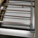Cumbor 30-46" Baby Gate for Stairs, Auto Close Dog Gate for the House Brown