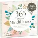 2026 Mindfulness Daily Desktop Calendar | Day To Day Tear Off Calendar with 365 Positive Affirmation Exercises for a Year of Calm Self Care, Box Calendar Gift For Women, Christmas Stocking Stuffer Gift for Home or Office