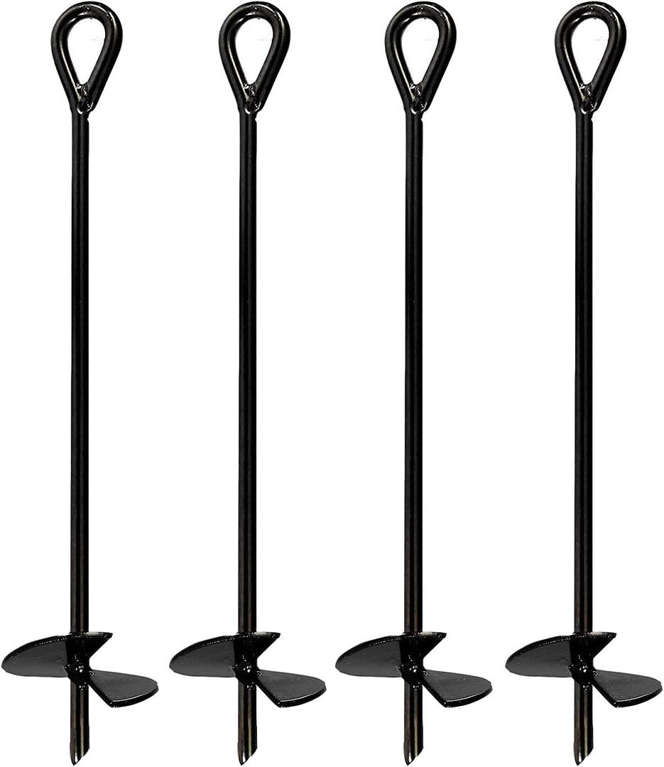Ground Anchor 30 Inch Heavy Duty, 4 Pack