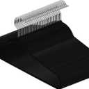 Utopia Home Velvet Hangers 50 Pack  Luxury Non-Slip Slim Suit & Coat Hangers, Strong Space-Saving Clothes Hangers with Pants Bar and 360 Swivel Hook  Black