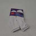 Hanes Women's Ultimate Comfort Toe Seamed Ankle Socks Pack Of 6 (5-9), White
