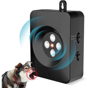 Anti Barking Device, 3 Modes Ultrasonic Anti Barking Device for Dogs, 33Ft Rechargeable Dog Barking Deterrent Devices Indoor Outdoor Dog Barking Control Box Silencer Stop Barking Dog Device Anti Bark