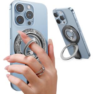 JOYROOM [2025 Upgrade] Cell Phone Ring Grip Holder [Black]