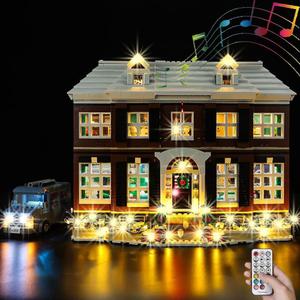 Kyglaring LED Lighting Kit Only - Lights Set Designed for Ideas Home Alone Exclusive Lego 21330 Building Set Model Set - Without Lego Set (RC Sound Version