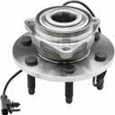 Vurkcy 515096 Front Wheel Bearing Hubs Assembly Fit 2007-2014 Chevy Cadillac GMC Silverado Suburban 1500 Tahoe Avalanche Sierra 1500 Yukon XL Escalade ESV EXT 4WD AWD, 6 Lugs w/ABS, 1PCS