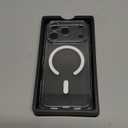 CANSHN Magnetic Compatible with iPhone 17 Pro Case Clear, Upgraded [Full Camera Protection] [Compatible with Magsafe] Non-Yellowing Protective Shockproof Bumper Phone Cover 6.3 Inch - Clear