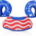 Mambobaby Toddler Swim Vest for 3-8 Years, 33-66 lbs, Arm Floaties for Kids, 3-in-1 Swim Training Modes & No Inflation - Adjustable Float Jacket with Lockable Buckle, Easy to Wear for Pool and Beach