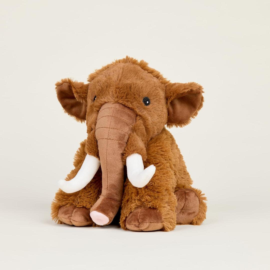 warmies Wooly Mammoth Microwavable, Hot or Cold for Cool Relaxation and Warm Relief, Lavender Scented Cozy Plush Animal