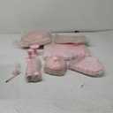 Set of 9 Cake Stands Metal Cupcake Stand Set Multiple Styles Candy Fruit Display Tower Dessert Plate Cake Serving Tray for Birthday Party Wedding Anniversary Baby Shower Engagement (Pink)