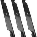 5101755S Lawn Mower Blades Replacement for Bobcat Mower Deck Blades - 61'' - Predator Pro, Procat, XRZ 5020842 5101755 20842S 5020842S 596-347 481712 A48111 481708 91-626 Length 21"- 3 Pac