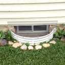 Window Well Covers Outside, Heavy-Duty Polycarbonate Basement Window Well Covers, All-Weather Against Debris, UV Resistant, Tear-Resistant, Waterproof, Windproof (Only Cover)41" X 18"