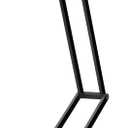 kwmobile Foldable LED Desk Lamp - Folding Portable USB Table Light with 3 Brightness Settings - for Home, Reading, Studying, Work, Travel - Black