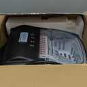 EUHOMY Countertop Ice Maker Machine with Handle, 26lbs in 24Hrs, 9 Ice Cubes Ready in 6 Mins, Auto-Cleaning Portable Ice Maker with Basket and Scoop, for Home/Kitchen/Camping/RV. (Black)