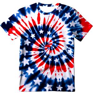 Kids Tie Dye T-Shirt,Children Hippies Senior Tie Dye Tee Tshirt for Boys Girls S