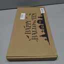 Lighted Halloween Hanging Bats, 4 Packs Halloween Decorations Outdoor Scary Large Black Hanging Flying Bat with LED Lights Spooky Glow Eyes Waterproof for Yard Sign Window Wall Decor Indoor Clearance