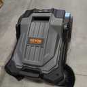 VEVOR Walk-Behind Hand Push Floor Sweeper, 25.6" Sweeping Width Floor Sweeper Manual Non-Electric, 5-Gallon Waste Container, Angle & Height Adjustable Folding Handle for Walkway, Yard, Garage, Patio