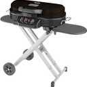 Coleman RoadTrip 285 Portable Stand-Up Propane Grill with 3 Adjustable Burners & Instastart Ignition, 20,000 BTUs of Power for Outdoor Cooking, Camping, Tailgating, Grilling, BBQs, & More