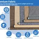 Outdoor Roller Shade 7'W x 8'H,Patio Shades Roll Up Outdoor Blind for Porch