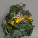 WYSRJ Artificial Sunflower Swag with Eucalyptus, 29.5 Inch Decorative Swag Floral with Sunflowers Wedding Arch Decor Fake Floral Wreath for Door Wedding Party Garden