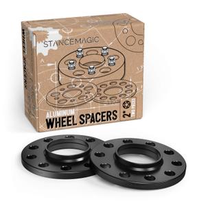 2pcs 10mm 5x120 Hubcentric Wheel Spacers Compatible with 1996-2003 BMW 525i 528i 530i 540i M5 (74.1mm Bore) Black E39 525 528 530 540