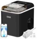 Fast Ice Maker Countertop - 9 Cubes in 6 Mins, 33Lbs/Day, Self-Cleaning, Quiet Portable Black Ice Machine with Smart App Control, 2 Ice Sizes for Home, Kitchen, RV, Camping