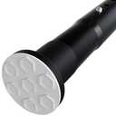 Oxdigi Tension Curtain Rods Adjustable Shower Curtain Rod Spring Tension 83.1-102.8 Inches, Curtain Rods No Drilling No Rust Anti slip Heavy Duty for Bathroom, Window, Closet, Room Divider, Matte Black