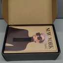 Senea Kay Rectangular Tissue Box Cover - Decorative Faux Book Tissue Box Cover, Rectangule Tissue Holder Dispenser Large Enough to Fit Rectangular Tissue Boxes Chic Modern Decor (Khaki Neutral)