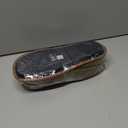 KuaiLu Mens House Memory Foam Slippers with Orthopedic Arch Support Comfy Warm Plush Lining Slip On Casual Pantuflas Mans Comfortable Bedroom Shoes Rubber Sole for Indoor&Outdoor Green Brown Size 10