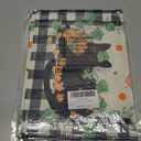 XCHI Fall Black Cat Pumpkin Plaid Table Runner Table Decoration for Kitchen Dining Dinner Autumn Home Decor 13x90 Inch