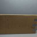 Portable Rolling Desk on Wheels Adjustable Height Desks for Small Spaces, 32" Computer Desk with Storage Shelves for Home Office Rustic