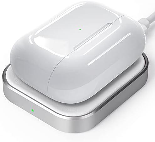 AirPods Pro Charger - Wireless Charging Station for AirPods 4 (withActive Noise Cancellation)/ 3rd/ 2rd, Black