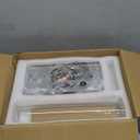 Champagne Brass Bathroom Wall Sconce - Modern Gold Light Sconces - Dimmable Lighting Fixtures - Vertical or Horizontal Mounted Clear Glass Tube Vanity Lights for Indoor Living Room Hallway (1 Pack)