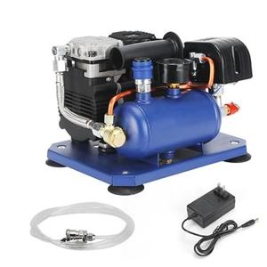 EHOMGAR Electric Air Compressor Cordless, Quiet Portable Air Compressor For Woodwork Nailing, Garage, Car, Pneumatic Tool