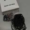 POPCORN Bass X8 Pro Type C in Ear Monitors Headphones Gaming Earbuds Headphones Stereo with Microphone (Black)