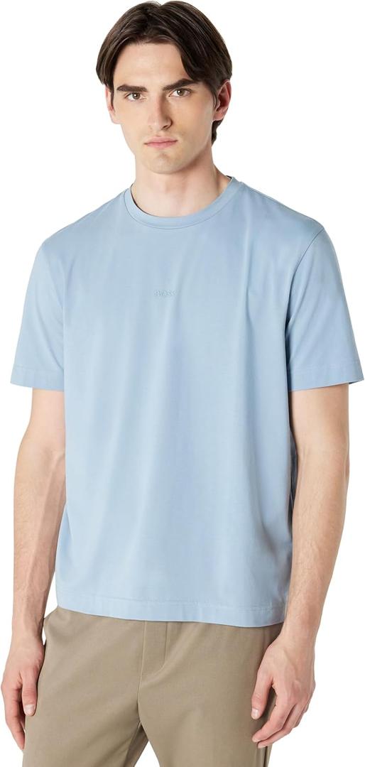 BOSS Men's Small Chest Logo Regular Fit Cotton T-Shirt, Medium