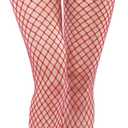 HOVEOX 9 Pairs Fishnet Stockings Fishnet Tights Patterned Fishnets Stockings Lace Patterned Tights Thigh High Pantyhose (Multicolor, Medium)